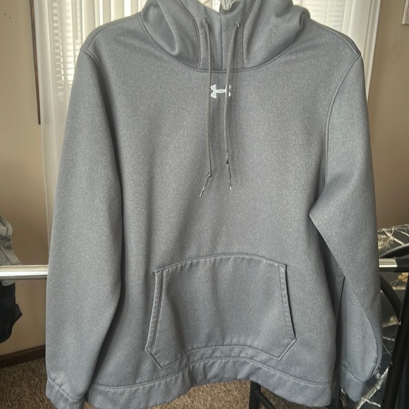 Under Armour Tops - Gray hooded sweatshirt